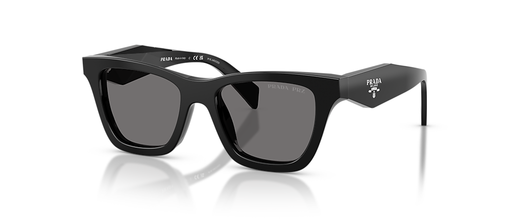 Prada PR C07S Black Sunglasses