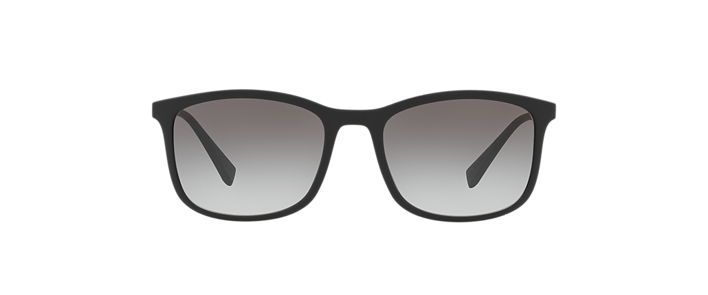 Prada Linea Rossa PS 01TS Lifestyle Black Rubber Sunglasses