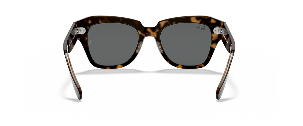 Ray-Ban RB2186 State Street Havana On Transparent Brown Sunglasses Ray-Ban RB2186 State Street Havana On Transparent Brown Sunglasses