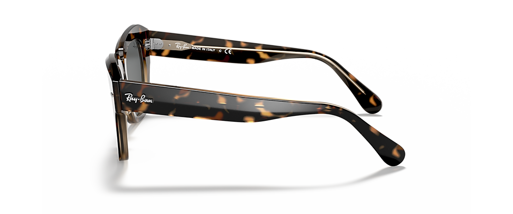 Ray-Ban RB2186 State Street Havana On Transparent Brown Sunglasses Ray-Ban RB2186 State Street Havana On Transparent Brown Sunglasses