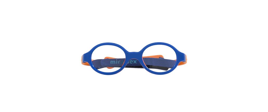 Miraflex MF4033 Blue/Rubber Orange Frames