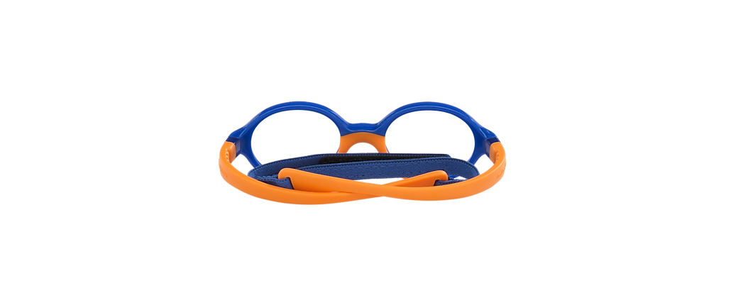 Miraflex MF4033 Blue/Rubber Orange Frames