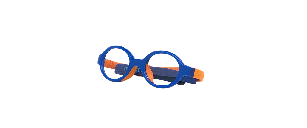 Miraflex MF4033 Blue/Rubber Orange Frames