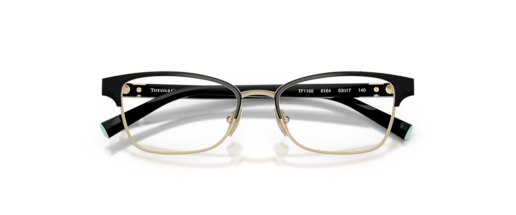 Tiffany & Co. TF1168 Black On Pale Gold Frames Tiffany & Co. TF1168 Black On Pale Gold Frames