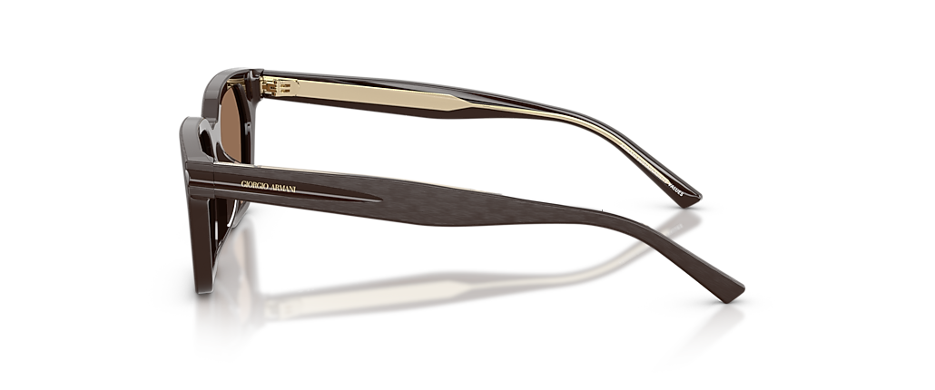 Giorgio Armani AR8251U Brushed Brown Sunglasses