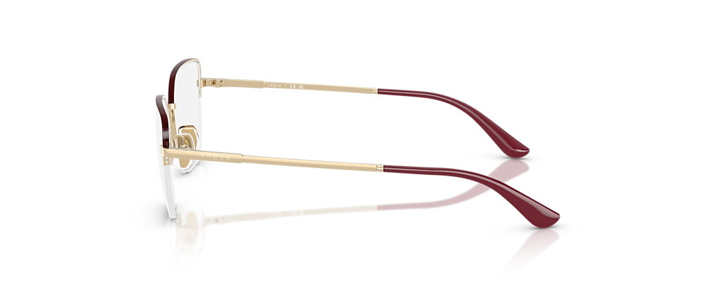 Vogue Eyewear VO4331 Pale Gold/Top Bordeaux Frames Vogue Eyewear VO4331 Pale Gold/Top Bordeaux Frames