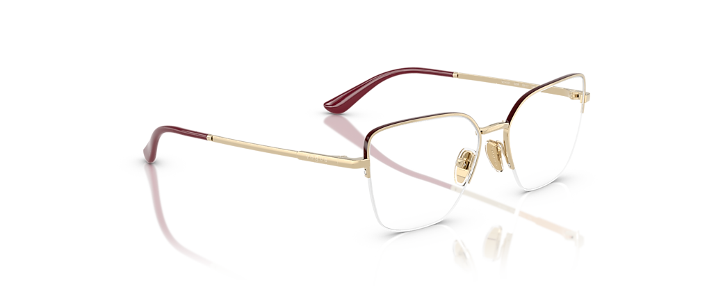 Vogue Eyewear VO4331 Pale Gold/Top Bordeaux Frames Vogue Eyewear VO4331 Pale Gold/Top Bordeaux Frames