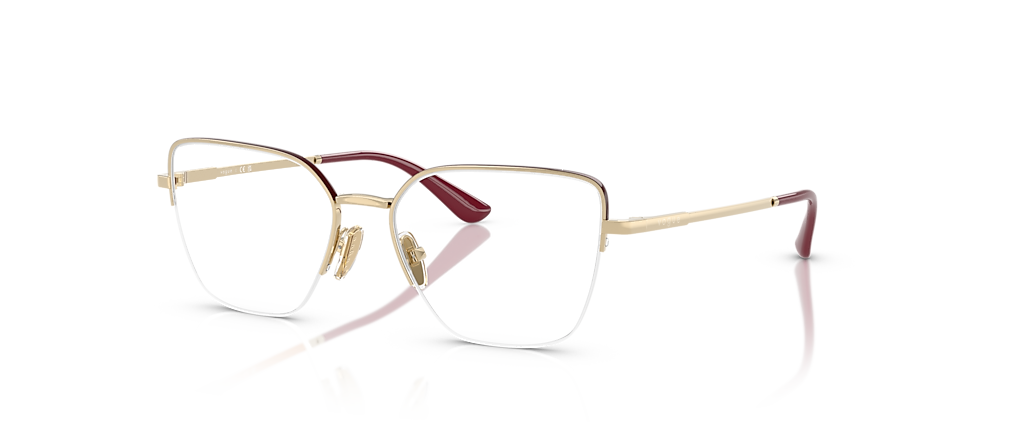 Vogue Eyewear VO4331 Pale Gold/Top Bordeaux Frames Vogue Eyewear VO4331 Pale Gold/Top Bordeaux Frames
