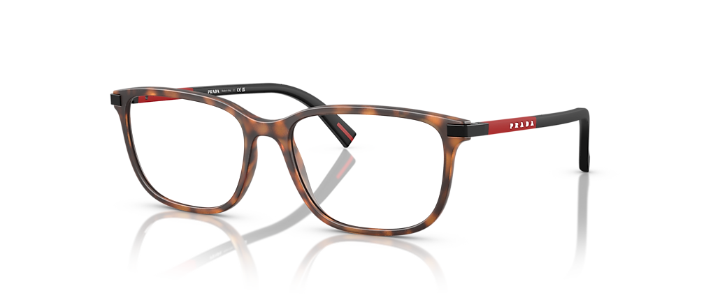 Prada Linea Rossa PS 02RV Dark Tortoise Rubber Frames Prada Linea Rossa PS 02RV Dark Tortoise Rubber Frames