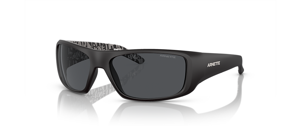 Arnette AN4182 Hot Shot Rubber Black Sunglasses Arnette AN4182 Hot Shot Rubber Black Sunglasses