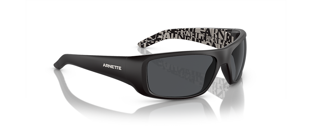 Arnette AN4182 Hot Shot Rubber Black Sunglasses Arnette AN4182 Hot Shot Rubber Black Sunglasses