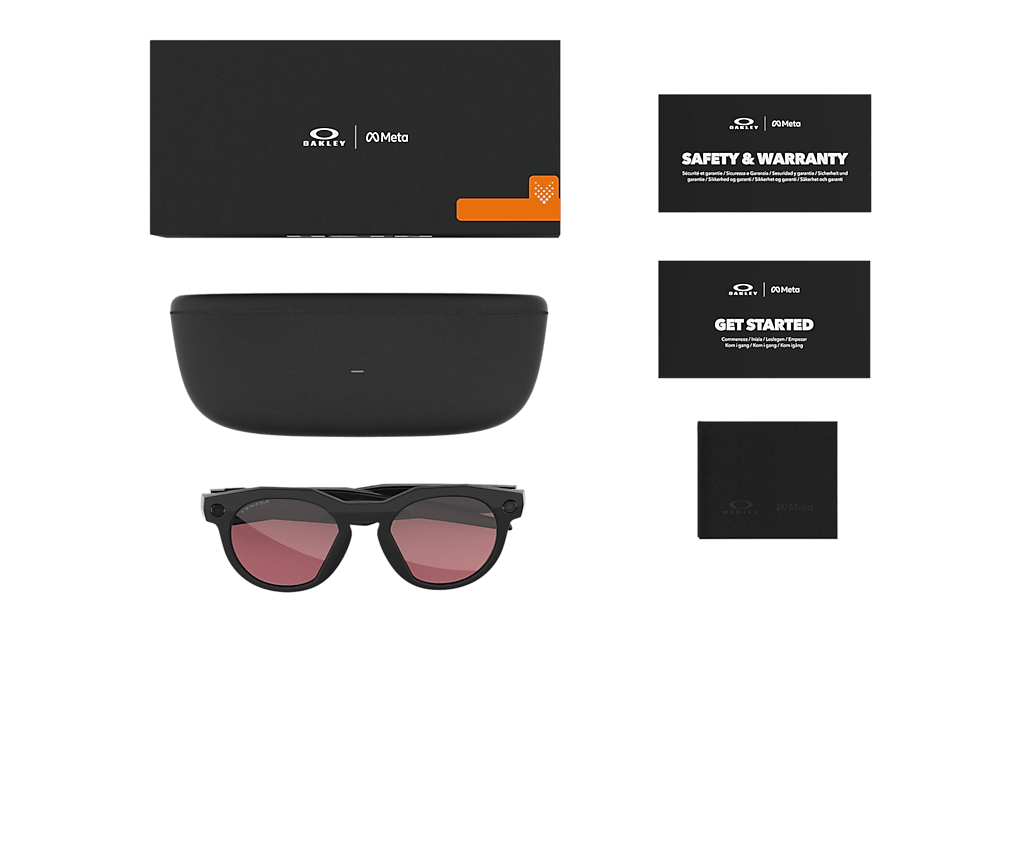 Oakley Oakley Meta HSTN Black Ray-Ban Meta Smart Glasses