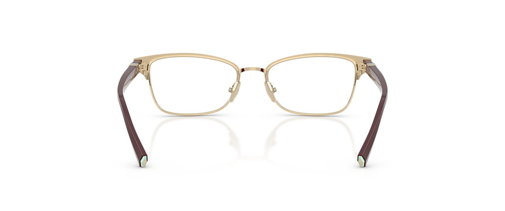 Tiffany & Co. TF1168 Burgundy On Pale Gold Frames