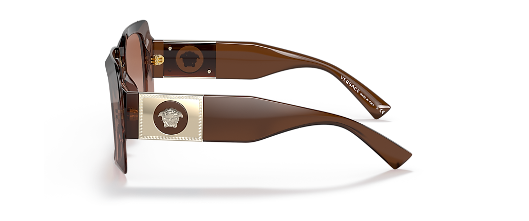 Versace VE4405 Transparent Brown Gradient Sunglasses Versace VE4405 Transparent Brown Gradient Sunglasses