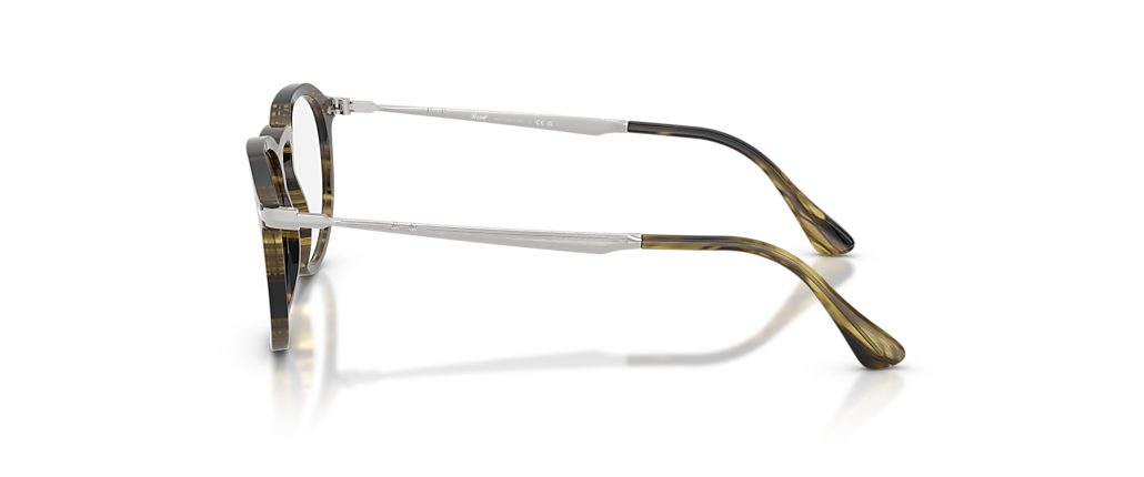 Persol PO3387V - Pier Striped Black & Olive Green Frames