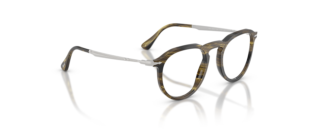 Persol PO3387V - Pier Striped Black & Olive Green Frames