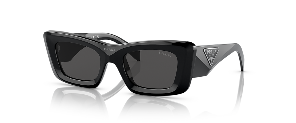 Prada PR 13ZSF Black Sunglasses Prada PR 13ZSF Black Sunglasses