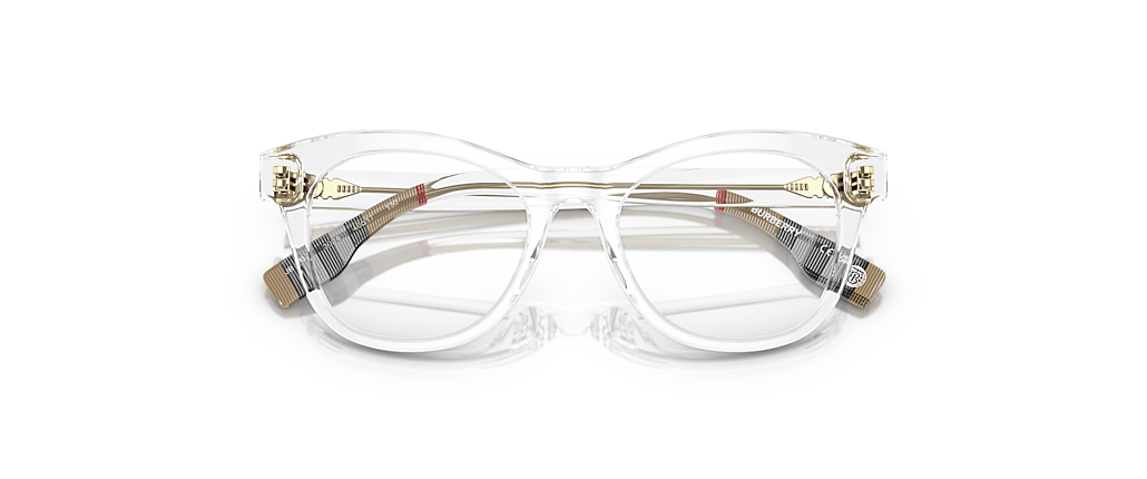 Burberry JB2007 Kids Transparent On Vintage Check Frames