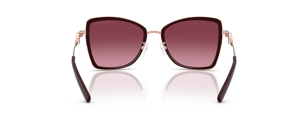 Michael Kors MK1067B Corsica Rose Gold/Cordovan Sunglasses Michael Kors MK1067B Corsica Rose Gold/Cordovan Sunglasses