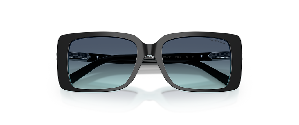 Tiffany & Co. TF4249F Black On Tiffany Blue Sunglasses