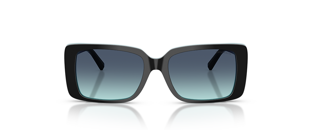 Tiffany & Co. TF4249F Black On Tiffany Blue Sunglasses