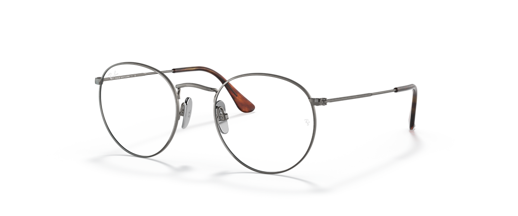 Ray-Ban RB8247V Round Titanium Optics Gunmetal Frames Ray-Ban RB8247V Round Titanium Optics Gunmetal Frames