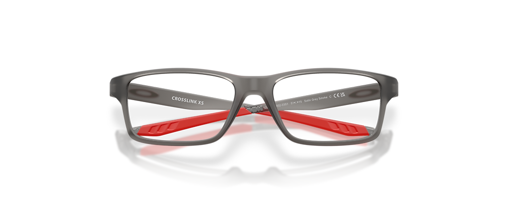 Oakley OY8002 Crosslink® XS (Youth Fit) Satin Grey Smoke Frames