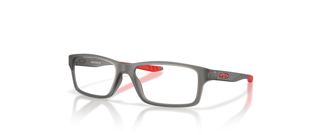Oakley OY8002 Crosslink® XS (Youth Fit) Satin Grey Smoke Frames