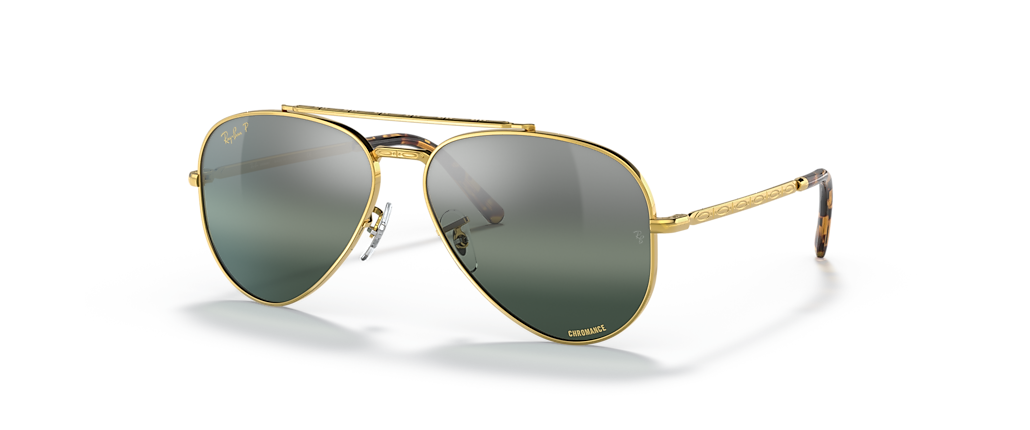 Ray-Ban RB3625 New Aviator Gold Sunglasses Ray-Ban RB3625 New Aviator Gold Sunglasses