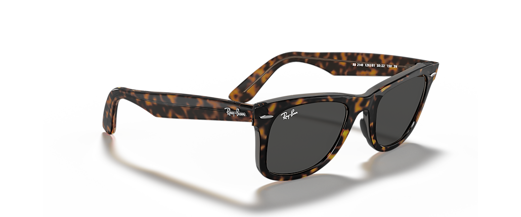 Ray-Ban RB2140 Original Wayfarer Bicolor Havana On Transparent Brown Sunglasses