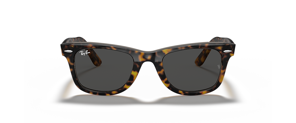 Ray-Ban RB2140 Original Wayfarer Bicolor Havana On Transparent Brown Sunglasses