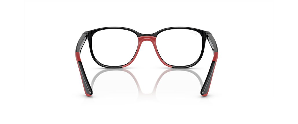 Ray-Ban RB9078VF RB9078 Optics Kids Bio-Based Black On Red Frames