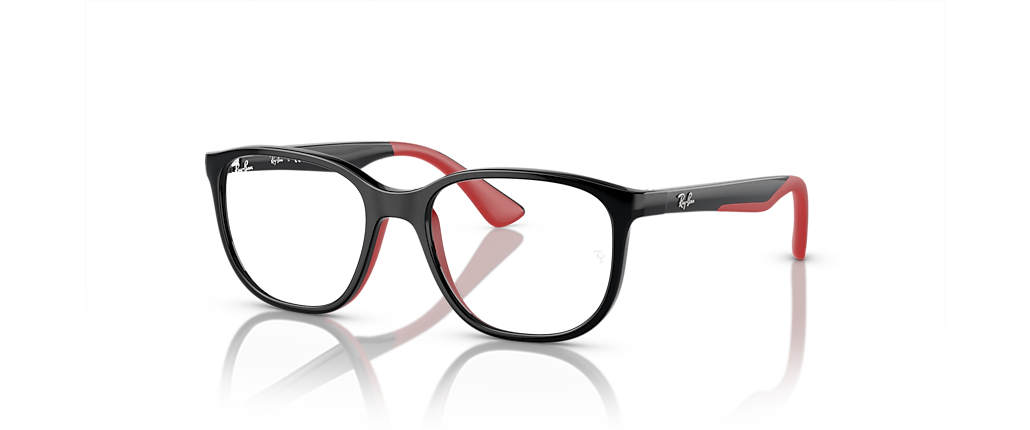 Ray-Ban RB9078VF RB9078 Optics Kids Bio-Based Black On Red Frames