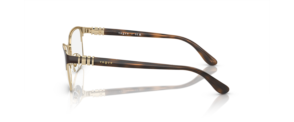 Vogue Eyewear VO4050 Top Brown/Pale Gold Frames Vogue Eyewear VO4050 Top Brown/Pale Gold Frames