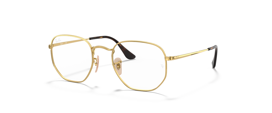 Ray-Ban RB6448 Hexagonal Optics Arista Gold Frames Ray-Ban RB6448 Hexagonal Optics Arista Gold Frames