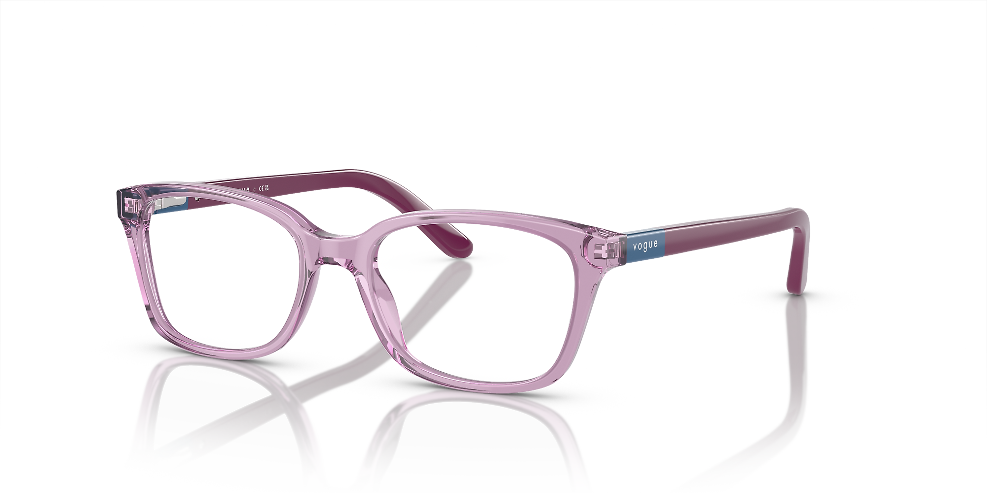 Vogue Eyewear VY2001 Glasses with Top Transparent Violet