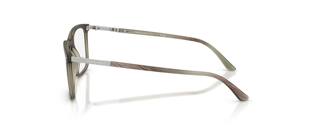 Giorgio Armani AR7122 Matte Striped Olive Frames