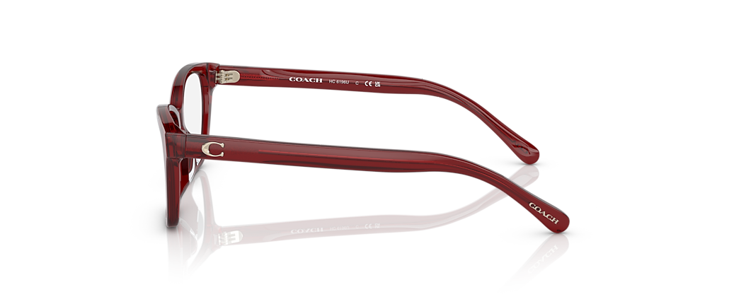 Coach HC6196U Transparent Red Frames Coach HC6196U Transparent Red Frames