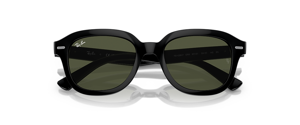 Ray-Ban RB4398F Erik Black Sunglasses Ray-Ban RB4398F Erik Black Sunglasses