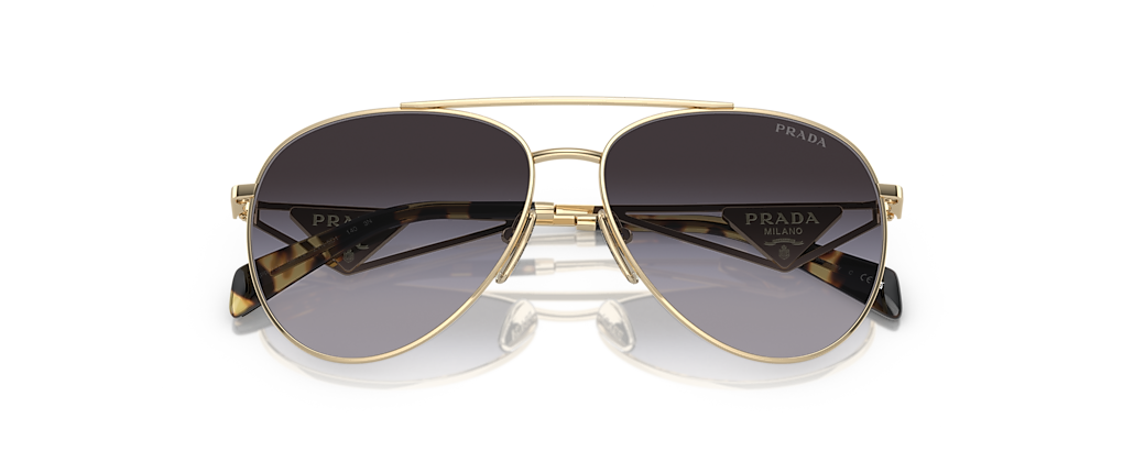 Prada PR 73ZS Pale Gold Sunglasses