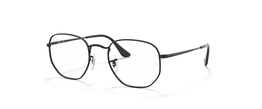 Ray-Ban RB6448 Hexagonal Optics Black Frames Ray-Ban RB6448 Hexagonal Optics Black Frames