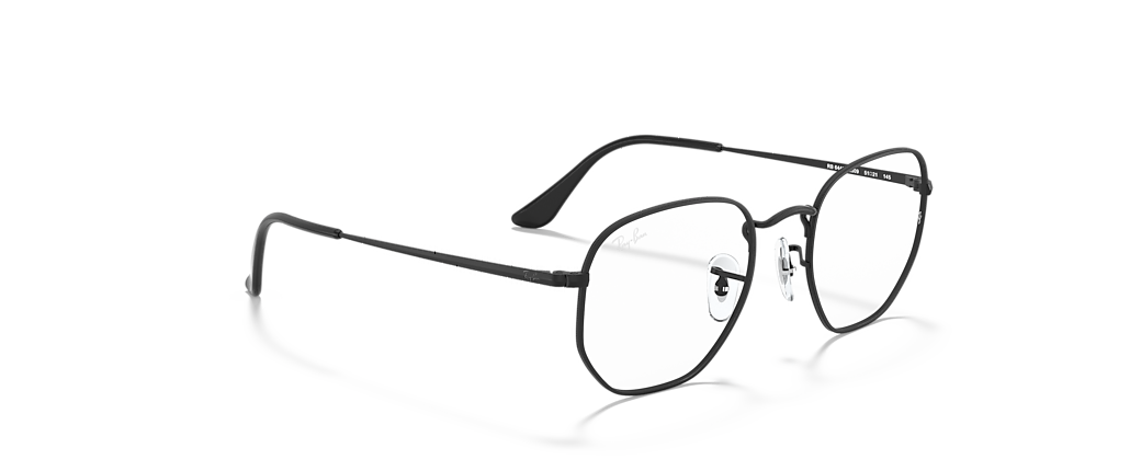 Ray-Ban RB6448 Hexagonal Optics Black Frames Ray-Ban RB6448 Hexagonal Optics Black Frames