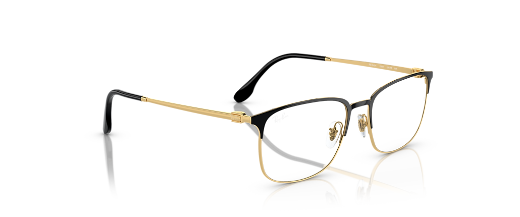 Ray-Ban RB6494 Optics Black On Gold Frames