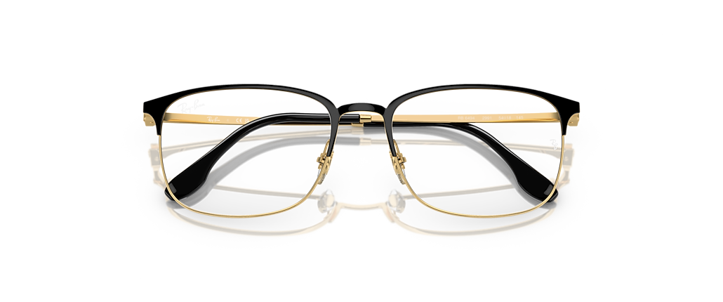 Ray-Ban RB6494 Optics Black On Gold Frames