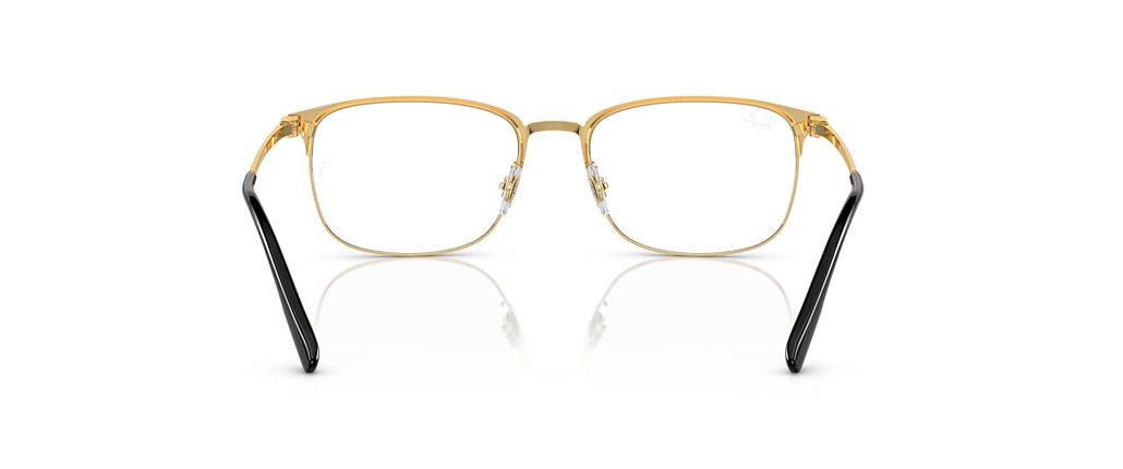 Ray-Ban RB6494 Optics Black On Gold Frames