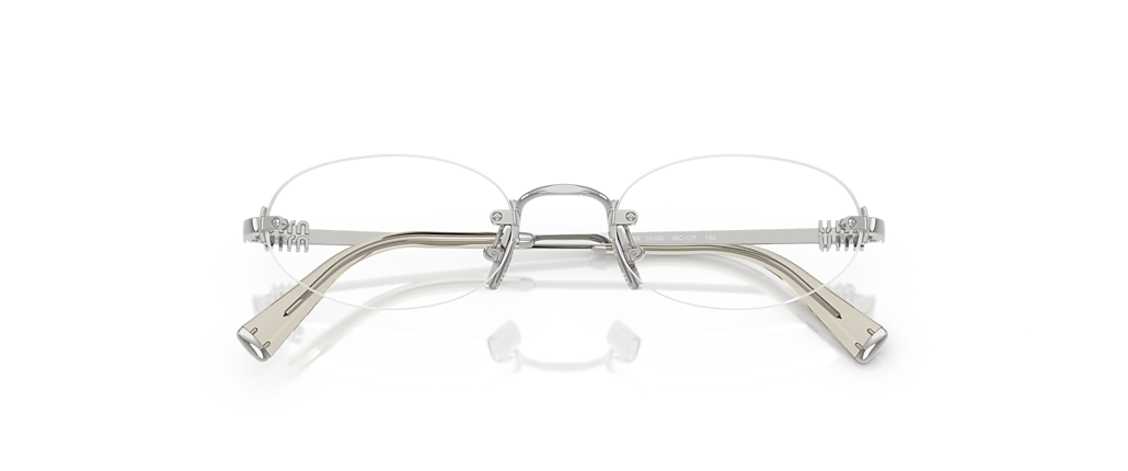 Miu Miu MU 53WV Silver Frames Miu Miu MU 53WV Silver Frames