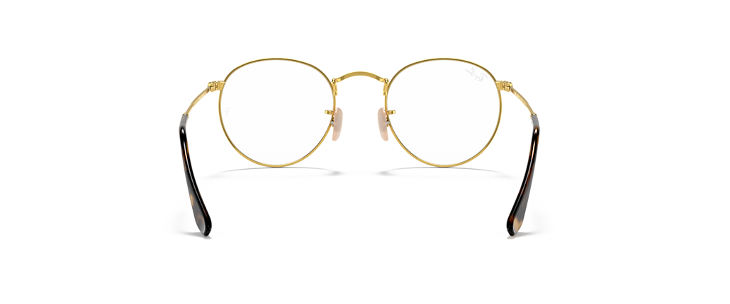 Ray-Ban RB3447V Round Metal Optics Arista Gold Frames Ray-Ban RB3447V Round Metal Optics Arista Gold Frames