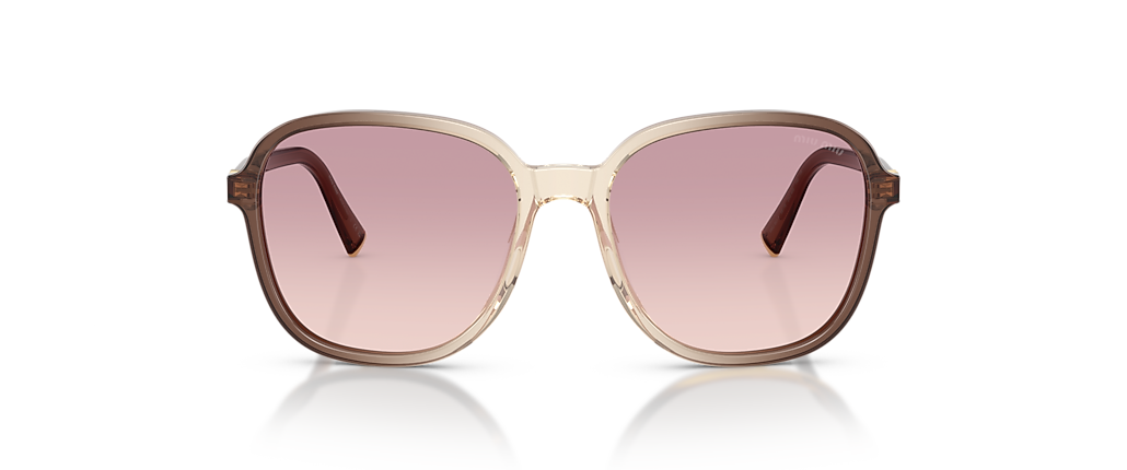 Miu Miu MU B01SF Brown Gradient Sunglasses Miu Miu MU B01SF Brown Gradient Sunglasses