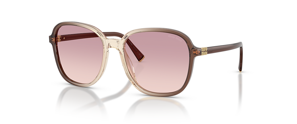 Miu Miu MU B01SF Brown Gradient Sunglasses Miu Miu MU B01SF Brown Gradient Sunglasses