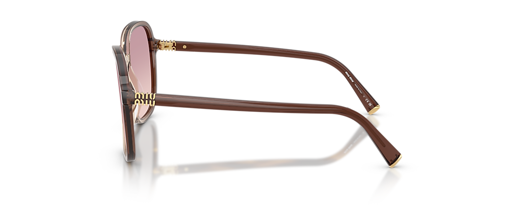 Miu Miu MU B01SF Brown Gradient Sunglasses Miu Miu MU B01SF Brown Gradient Sunglasses
